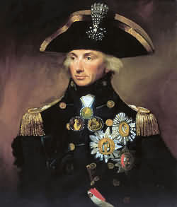 Horatio Lord Nelson British admiral who won fame as a leading naval commander