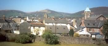 The town of Abergavenny