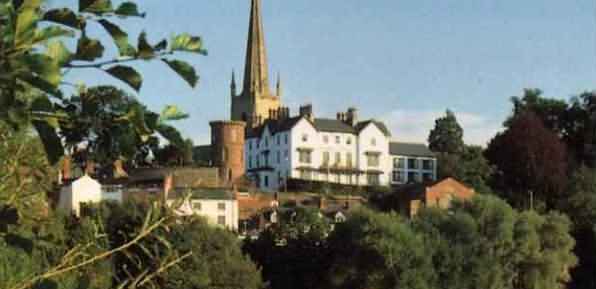 Ross-on-Wye town in the Royal Forest of Dean