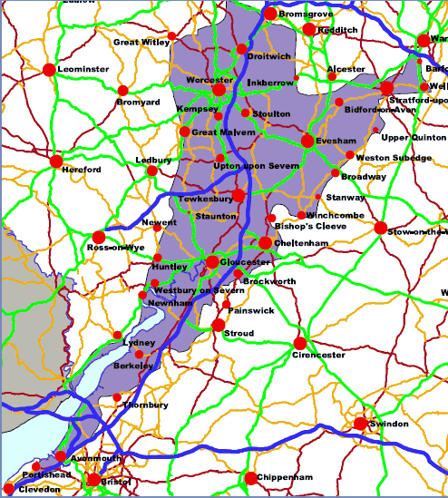Severn Vale Map