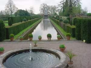 The Westbury Court Garden is set on low land on the banks of the River Severn