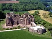 Goodrich Castle in the county of Herefordshire
